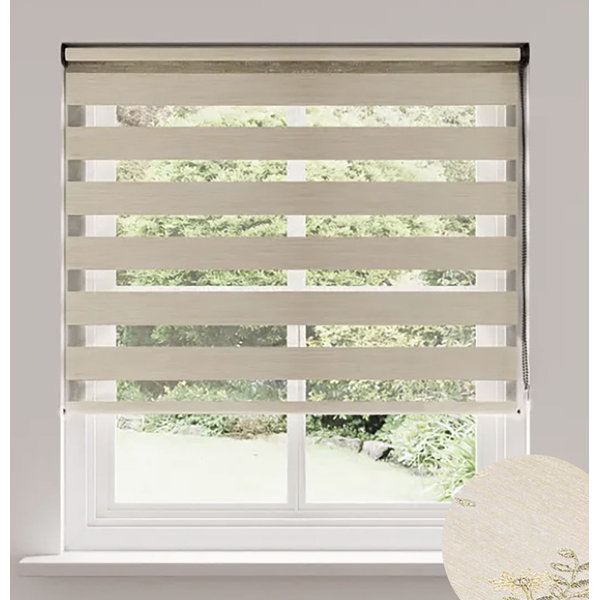 Symple Stuff 3" Inch Light Filtering Zebra Shade Wayfair